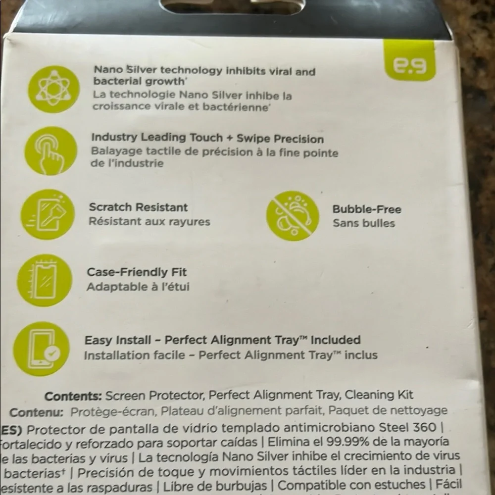 Steel 360° Antimicrobial Screen Protector for Google Pixel 5 - Black